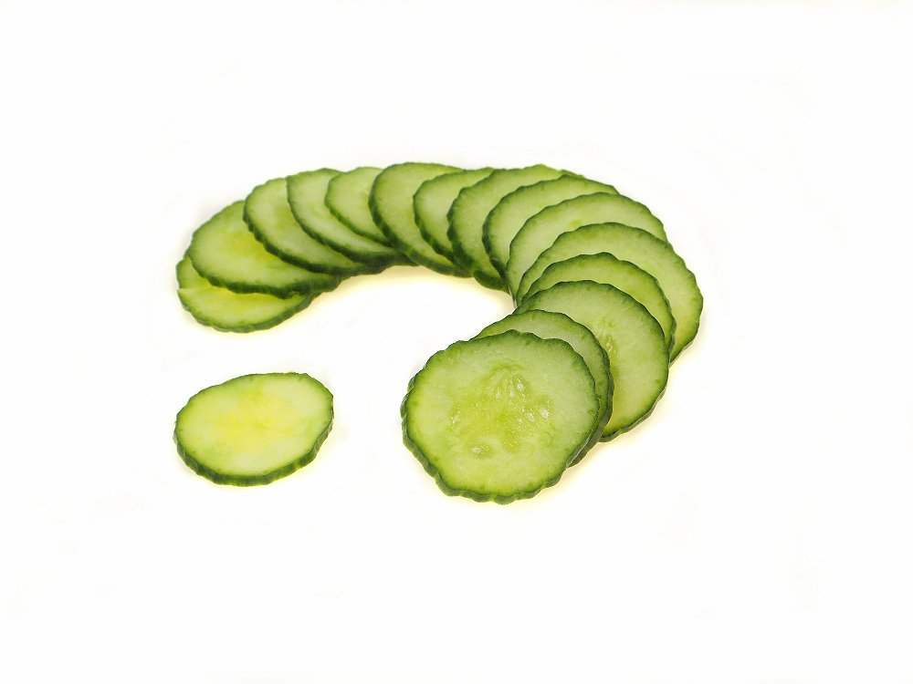 Frisch Frucht Sortiment KW43-44 FF Gurkenscheiben mit Schale